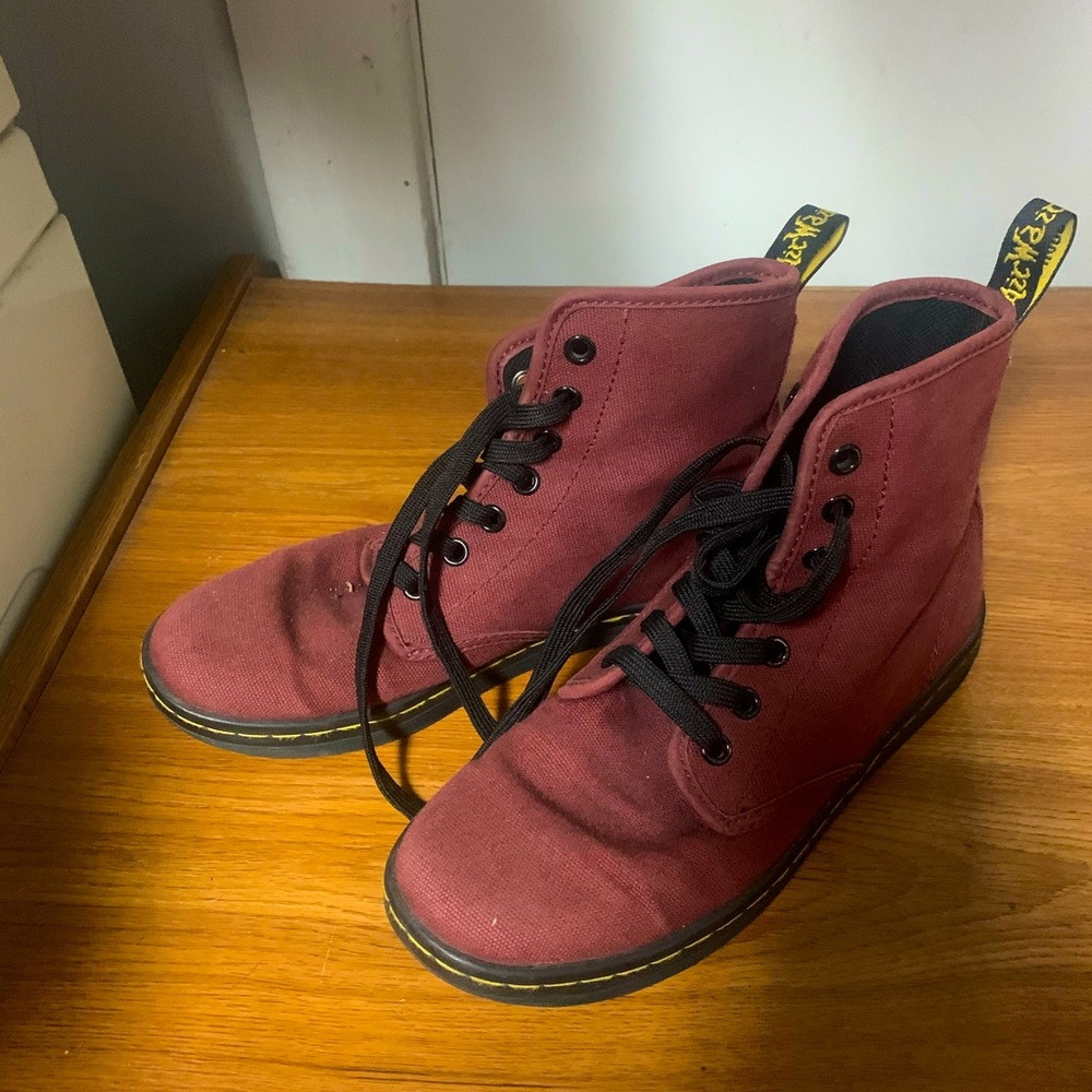 Dr. Martens canvas boots